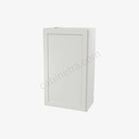AW-W2136 Single Door Wall Cabinet | Forevermark Ice White Shaker