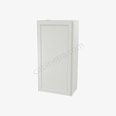 AW-W2142 Single Door Wall Cabinet | Forevermark Ice White Shaker